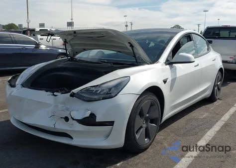 2021 Tesla Model 3 Standard Range Plus Rear-Wheel Drive из США, поврежденный, VIN 5YJ3E1EA1MF854816